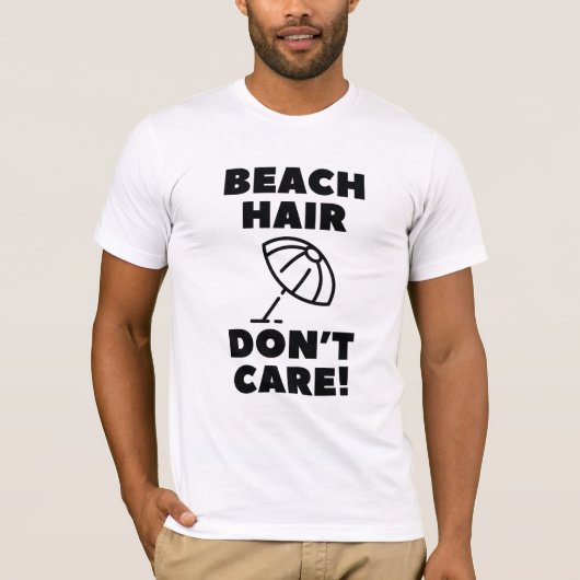 海の髪なんて気にしない! Tシャツ (正面)