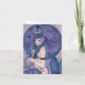 海の魔女人魚カード By レニー・L・ラヴォワ カード (裏面)