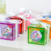 海の魔法の人魚の写真の下ガーリーで ラウンドシール