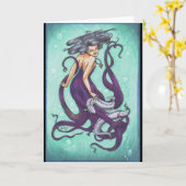 海の魔法使いカード(中ブランク) カード (黄色い花)