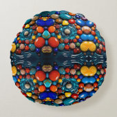 海の魔石 ラウンドクッション (正面)