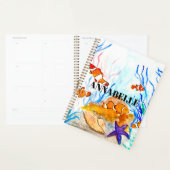 海の魚かわいいガーリーサンゴ礁の名前pla プランナー手帳 (ディスプレー)