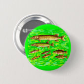 海の魚が多すぎる 缶バッジ (正面&裏面)