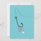 海の魚が２匹減る ブライダルシャワーの招待状 招待状 (裏面)