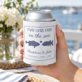 海の魚が2匹減った カップルシャワー 缶クーラー