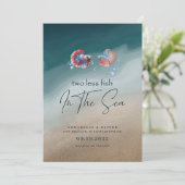 海の魚が2匹減る |フォト婚約Annou 案内状 (スタンド正面)