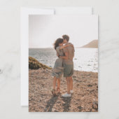 海の魚が2匹減る |フォト婚約Annou 案内状 (裏面)