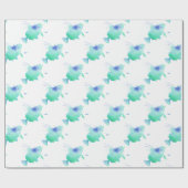 海の魚の水の包むこと ラッピングペーパー (フラット)