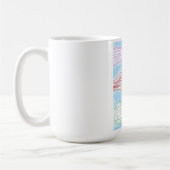 海の魚の芸術 コーヒーマグカップ (左)