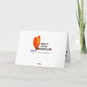 海の魚ロマンチックラブグリーティングカード シーズンカード (裏面)