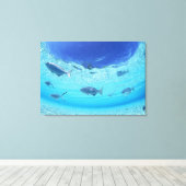 海の魚3 キャンバスプリント (インサイチュ (ウッドフロア))