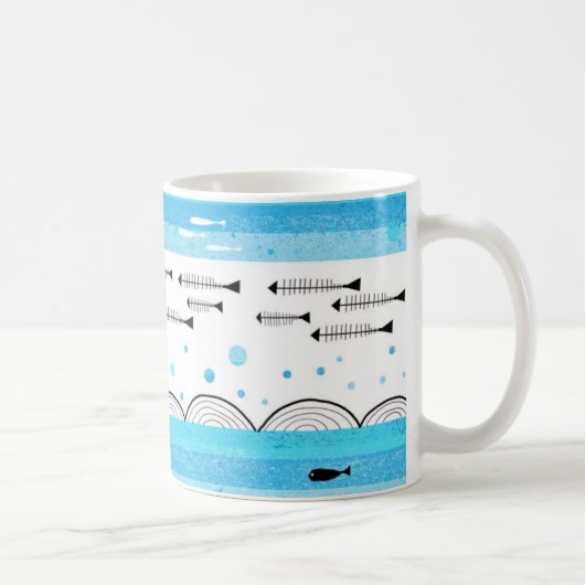 海の魚 コーヒーマグカップ (右)