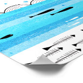 海の魚 ポスター (角)