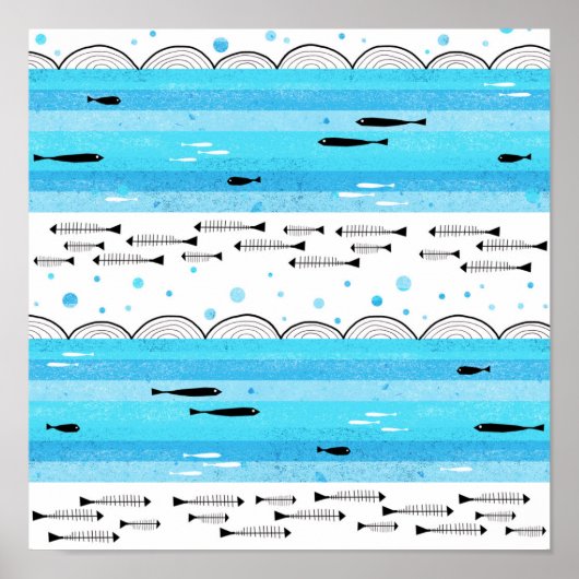 海の魚 ポスター (正面)