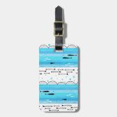 海の魚 ラゲッジタグ (正面縦)