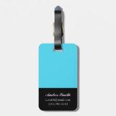 海の魚 ラゲッジタグ (裏面縦)