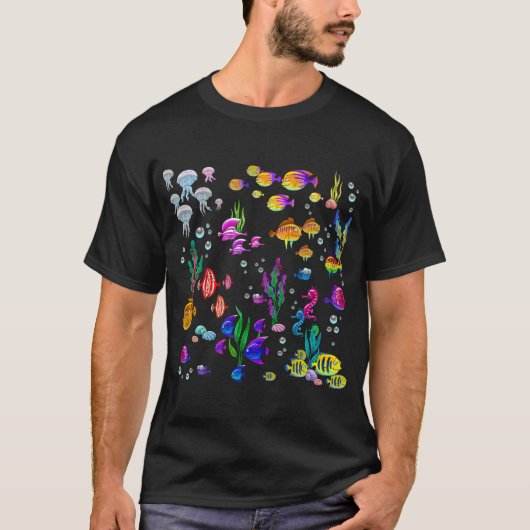 海の魚 Tシャツ (正面)