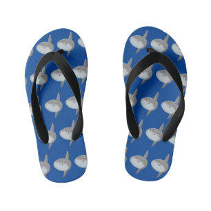 海の魚mola mola molaかわいい漫画 キッズビーチサンダル