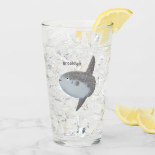 海の魚mola mola molaかわいい漫画 タンブラーグラス