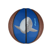 海の魚mola mola molaかわいい漫画 ミニバスケットボール (縦)