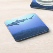 海の鮫、低い角度眺め コースター (左側)