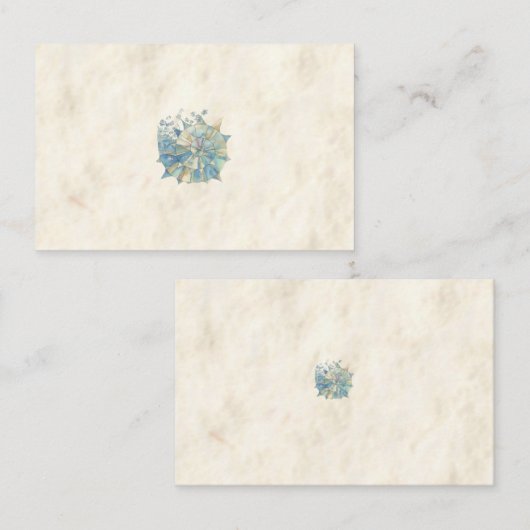 海の デザイン名刺 名刺 (正面/裏面)