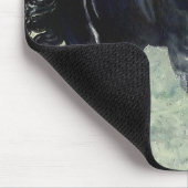 海の"Friesian嵐"の黒の種馬 マウスパッド (コーナー)