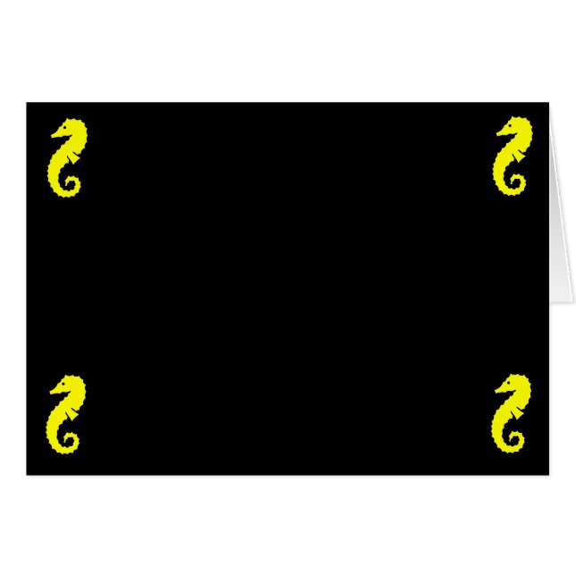 海のGlow_Yellowのタツノオトシゴ4のコーナー (正面横)