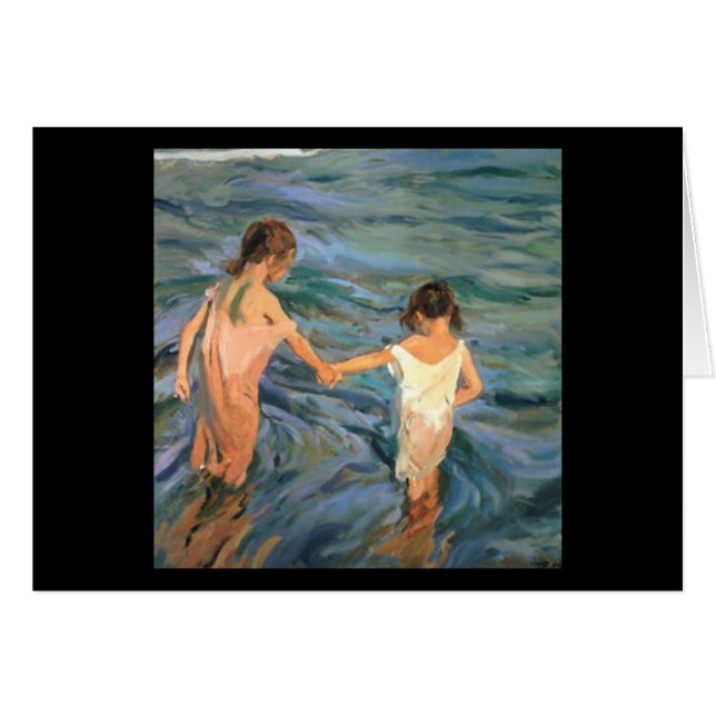 海のJoaquín Sorolla y Bastidaの子供 (正面横)