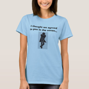 海のTシャツの小便 Tシャツ
