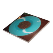 海のtouch:コーヒーの水色のボウル タイル (側面)