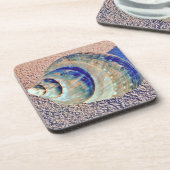海のWelkの貝殻 コースター (左側)