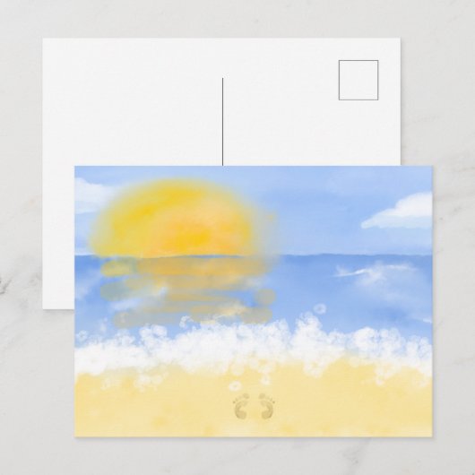 海はがき ポストカード (正面/裏面)