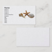 海はプロフィールカードを殻から取り出します 名刺 (正面/裏面)