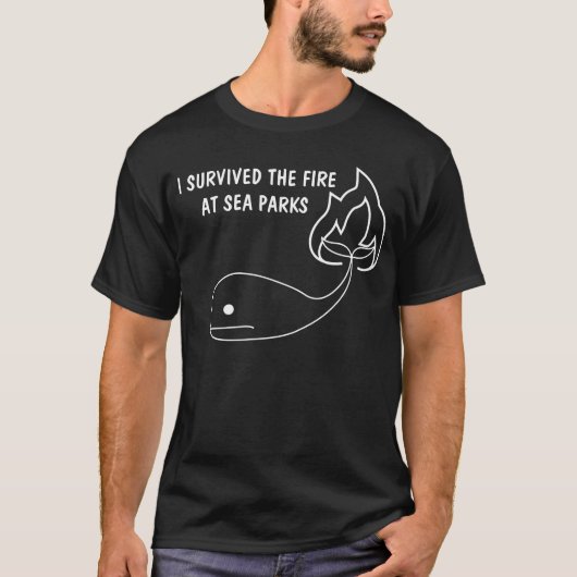 海はワイシャツを駐車します Tシャツ (正面)