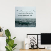 海は危険なマゼラン引用文ポスター ポスター (ホームオフィス)