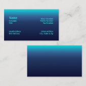 海は名刺にある調子を与えます 名刺 (正面/裏面)