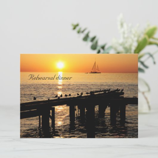 海は夕暮れにカモメのリハーサル晩餐会を開く 招待状 (スタンド正面)
