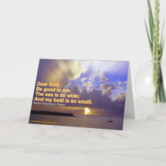 海は広いグリーティングカードだ カード