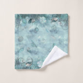 海は構成を殻から取り出します バスタオルセット (ウォッシュタオル)