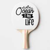 海は私の命 卓球ラケット (正面)