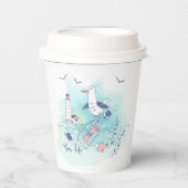 海は私の愛 紙コップ (正面)