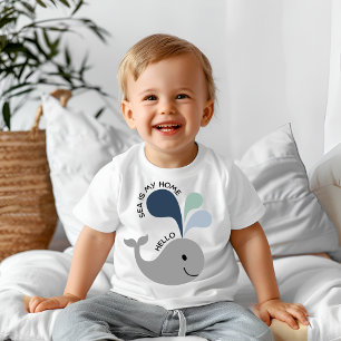 海は私の故郷だ ベビーTシャツ