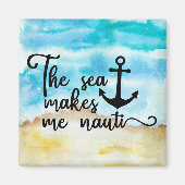 海は私をナウティのクルーズドアにする マグネット (正面)