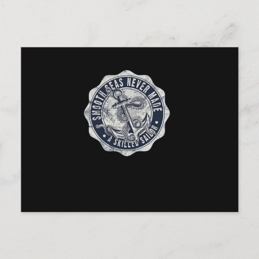 海は穏やかで水夫は無い ポストカード (正面)