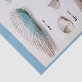 海は自然なパステル10"をX 15"ティッシュペーパー殻から取り出します 薄葉紙 (詳細)