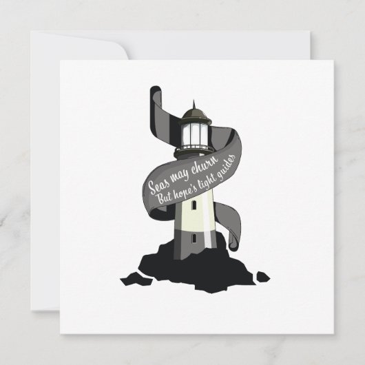 海は荒れ狂うかもしれないが、希望の光のガイド シーズンカード (正面)