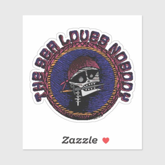 海は誰も愛さない ピクセルアート シール (シート)