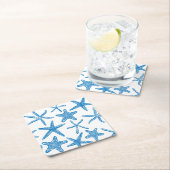 海は青い星 スクエアペーパーコースター (インサイチュ)