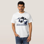 海は-スペインのなアメリカ戦争と電話します Tシャツ (正面フル)